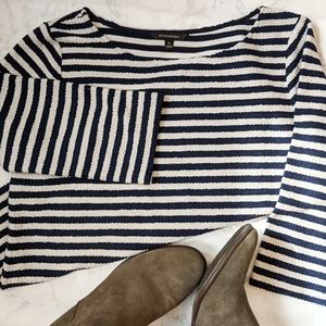Striped Banana Republic Boatneck Sweater
